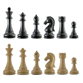 The Bobby Fischer Series Faux Wooden Chess Pieces 4.25 inch King Wood Expressions, Inc.