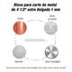thumbnail image 4 of Discos De Corte Metal Para Esmeriladora 4 1/2 Paquete 30 pz, 4 of 4