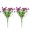 Fuchsia, variant on Bendable Artificial Rose Flowers for DIY Arrangements, Lifelike Faux Roses for Home Decor