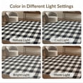thumbnail image 7 of ODIKA Plaid Checked Vintage Checkered Grid Inner Border Bathroom for Dining Room, Under Table, Office, Non-Slip Chair-Friendly Floor, 7 of 7