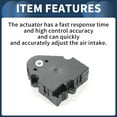 thumbnail image 6 of Unique Bargains HVAC Heater Blend Air Door Control Actuator, No.10424940 for Chevrolet Venture 2001-2005 Black, 1Pc, 6 of 6
