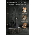 thumbnail image 4 of Noah & Paw Dog Sling Carrier for Small Medium Dogs & Puppies, Dog Carrier with Adjustable Padded Strap, Premium Denim, Insulated with Soft Breathable Fur, Double Safety Feature, Machine Washable, 4 of 5