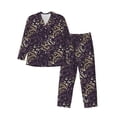 thumbnail image 1 of Fotbe Dice Pijama de Hombre con Estampado de Manga Larga, Conjunto de 2 Piezas, Ropa de Dormir Suave y Cómoda con Bolsillos-XX-Large, 1 of 7