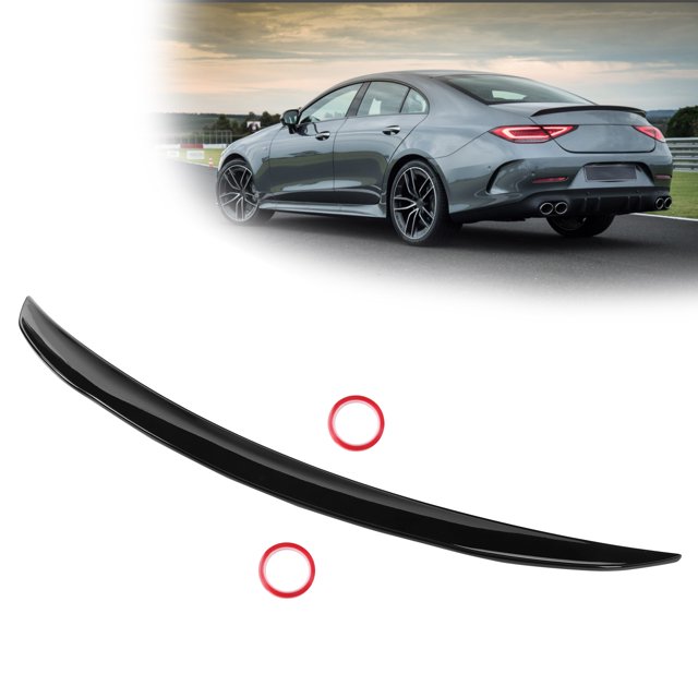Tail Wing, ABS Glossy Black Reduce Drag Car Rear Trunk Spoiler For Car Adaptations