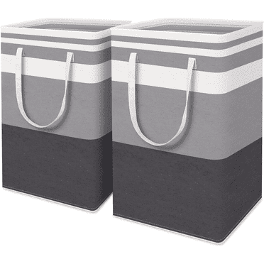 2-Pack 75L Large Collapsible Laundry Basket, Waterproof Clothes Storage Basket, Dorm/Family Toy Organizer Basket, Convenient Storage Basket