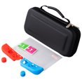 thumbnail image 4 of Accessories Kit for Nintendo Switch Games Bundle Wheel Grip Caps Carrying Case Screen Protector Controller Charger, 4 of 8