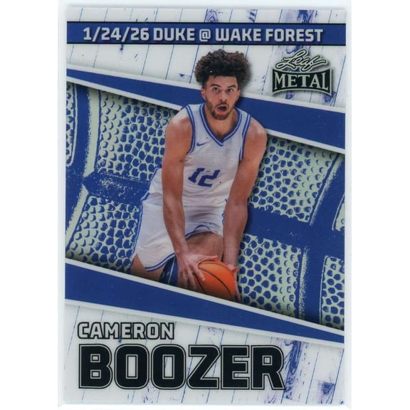 NCAA 2026 Leaf Metal Basketball /29 Cameron Boozer #37