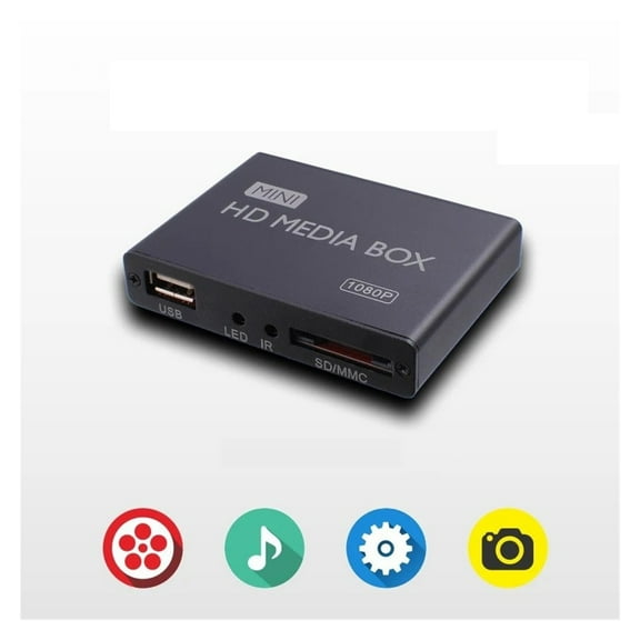 HD 1080P Mini Media Player Center H.264 HDD Multimedia Video Player Media BOX for TV/Monitor ,High-Resolution