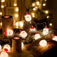 thumbnail image 3 of Luces Navideñas Luces de Cuerdas Interiores Cálidas de LED Decoraciones Navideñas de Nieve de Papá Noel Luces Impermeables de Papá, 3 of 4