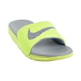 thumbnail image 2 of Nike Benassi Solarsoft Slide 2 Men's Sandals Volt/Black/Dove Grey 705474-700, 2 of 6