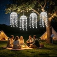 thumbnail image 5 of Solar Powered Hanging Outdoor Lamp For Garden And Patio Solar With Water Outdoor Lighting Dimmable LED String Light Garden Lamps for Nightstand with Charger Growing Lights for Indoor on Sprinkler, 5 of 6