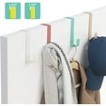thumbnail image 2 of Dinheiro Trenect Ganchos para colgar sobre la puerta, ganchos de metal resistente para colgar abrigos, sombreros, batas, toallas, chaquetas, colgadores de puerta para baño, dormitorio, oficina,, 2 of 7