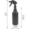 thumbnail image 5 of Opaque Black Spray Bottles - UV Light Blocking Professional/Industrial Large - Cleaning & Plant Solutions - Chemical Resistant - Extra Large 32 oz - Leak Resistant - Car Detailing - Janitorial, 5 of 8