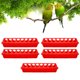 thumbnail image 5 of Contenedor de comida para pájaros mano de obra exquisita caja de comida para pájaros de plástico seguro para pájaros loros Octpeak Otros, 5 of 8