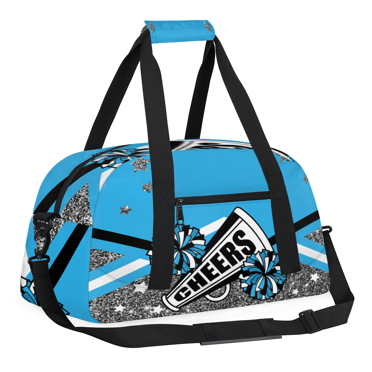 Herdesigns Sports Duffle Bags Travel Duffle Bag Gym Bag Cheer Themed Weekender Travel Bag Waterproof Overnight Bag Carry On Travel Tote Bag Dance Bags