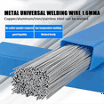thumbnail image 1 of Aluminum Welding Rods,Flux Core Welding Wire,Metal Universal Welding Wire 1.6mma,Low Temperature Universal Welding Rod,C, 1 of 6