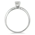 thumbnail image 2 of SZUL Women's 1/10 Carat Round Diamond Solitaire Ring in 14K White Gold (J-K-L Color, I2-I3 Clarity), 2 of 4