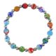 thumbnail image 1 of 8mm Bracelet Perles Coloré Glaçage Perles Mixte Charms Femme Bijou Sunnimix Pulseras elásticas coloridas, 1 of 8