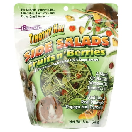 Brown's Timothy Hay Side Salads Fruits n' Berries