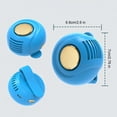 thumbnail image 6 of Portable Silent Mini Bladeless Electric Fan 3-Level Adjustable Wind Clip-On Fan for Shirt Waist Bag Hands-Free Cooling Device for Outdoor Travel Office Use, 6 of 8