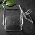 thumbnail image 3 of Storage Box Acrylic Square Canister for Storage Use 6Pcs Set, 3 of 5