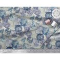 thumbnail image 2 of Soimoi Rayon Crepe Fabric Coins Vintage Print Sewing Fabric Yard 46 Inch Wide, 2 of 3