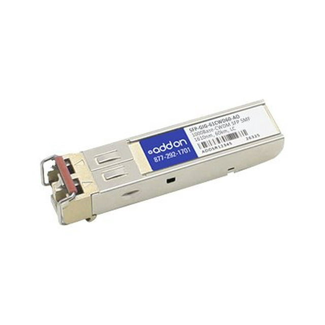 Addon Alcatel-lucent Sfp-gig-61cwd60 Compatible Taa Compliant 1000base-cwdm Sfp Transceiver (smf, 1