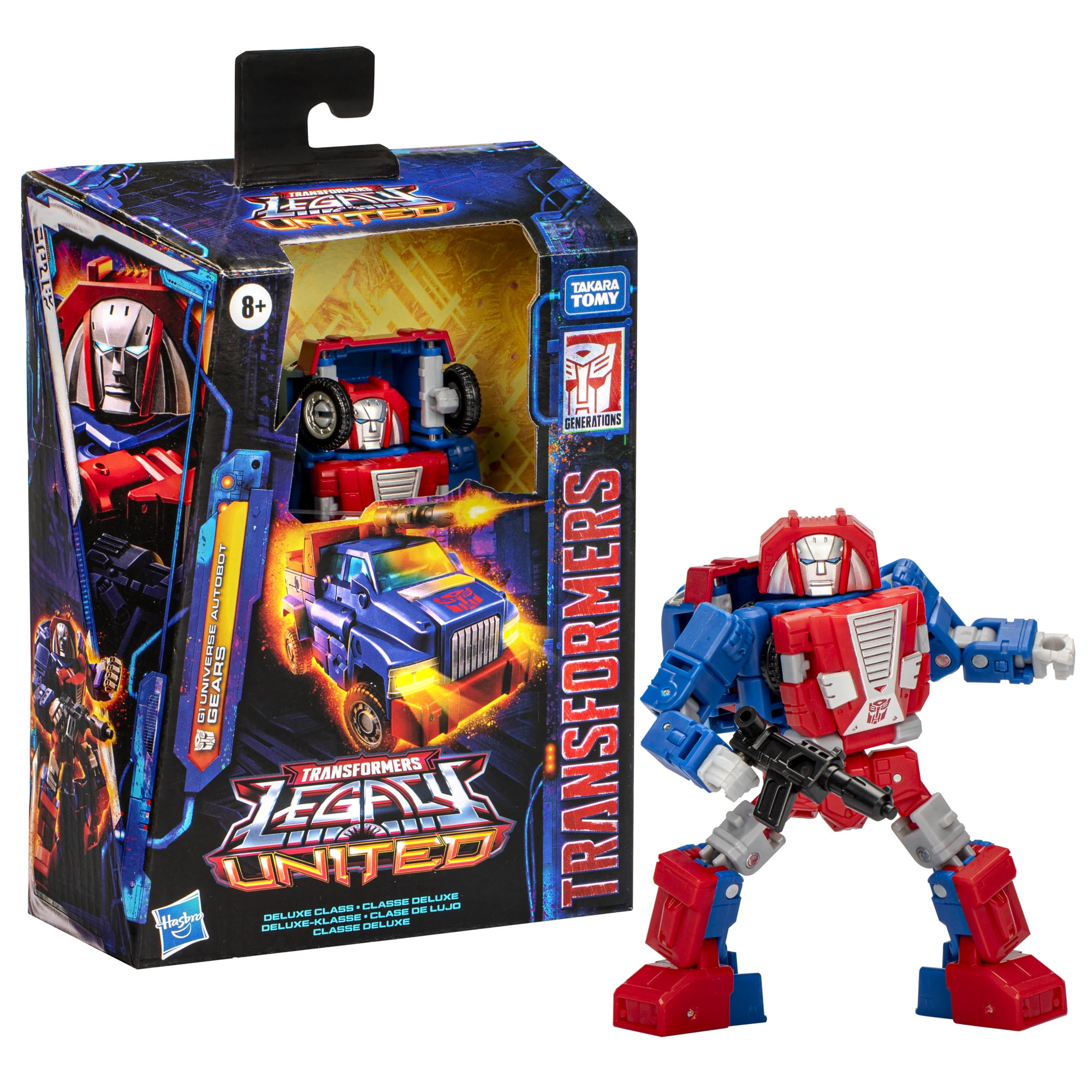 Transformers Legacy United Deluxe Class Action Figure Assortment, Styles May Vary