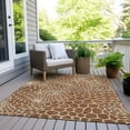 thumbnail image 6 of Addison Rugs Chantille Indoor/Outdoor Transitional Geometric Paprika Washable Rectangle Rug, 3' x 5', 6 of 6