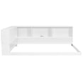 thumbnail image 5 of Noble House Dalmor Queen Size Wood Daybed with 5 Storage Cabinets, Built-in Charging Station and LED Light, White, 5 of 7