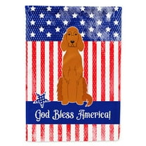 Carolines Treasures BB3059GF Patriotic USA Irish Setter Garden Size Flag