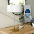 thumbnail image 1 of Henn & Hart TL0535 Simone Cool Gray & Brass 2-Bulb Table Lamp, 1 of 10