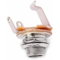 thumbnail image 2 of Conector mono jack de 1/4 de pulgada para Stratocaster, repuesto hembra para montaje en panel de bajo eléctrico, 10 unidades, 2 of 5