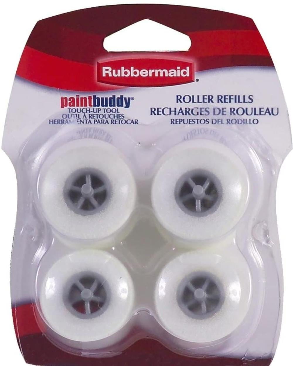 ShurLine 57933 Rubbermaid Paint Buddy Roller Refills, 4Pack