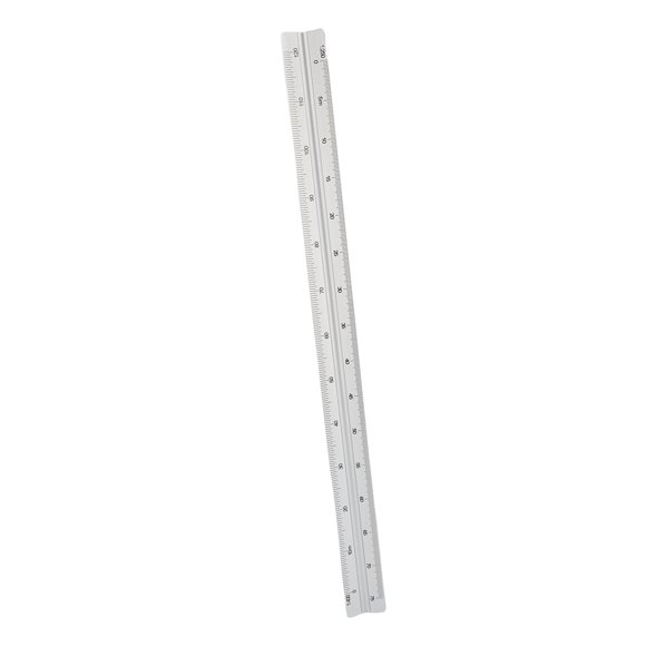 Architectural Scale Ruler, Aluminum Triangle Drafting Ruler, Architectural Scale Ruler Aluminum Triangular Ruler Scale Ruler for Blueprint Drafting Ruler