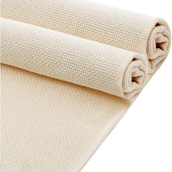 O Embroidery Fabric, Linen Beige, 2638”