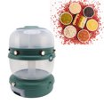 thumbnail image 4 of Rotating Rice Dispenser, Space Saving Excellent Sealing Grain Storage Container  PP 6 Grids  For Home Kitchen Dark Green, 4 of 8