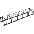 thumbnail image 1 of Bike Rack for 6 Bikes Black Steel, 1 of 6