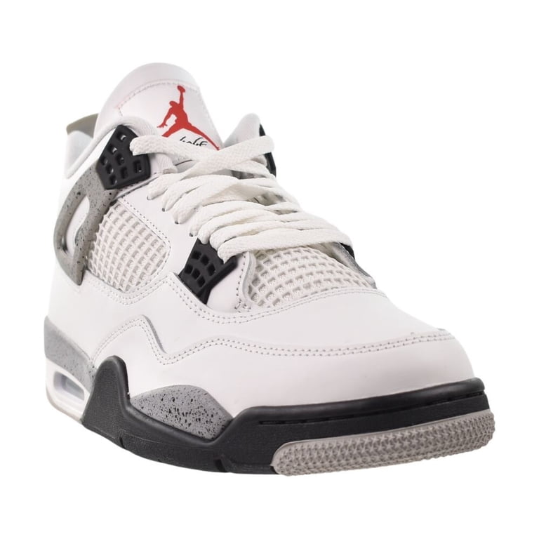 Jordan 4 Retro White Cement (2025) (Summit White/Fire Red-Tech