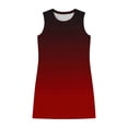 thumbnail image 7 of Bovxnpu Women's Nightgown Tank Play Dress Sleeveless Sleepshirt Loungewear Sleeveless Crew Neck Side Split Dress Sleepwear, 7 of 7