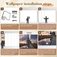 thumbnail image 5 of Wallpaper Bodie Island Lighthouse Cape Hatteras National Seashore Peel and Stick Wall Murals 100"H x 144"W Removable PVC Wall Paper Self-Adhesive Wall Paintings Art Decor for Bedroom Living Room, 5 of 7
