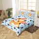 thumbnail image 3 of Cute Corgi juego de cama Queen Size,Cartoon Dog Footprint Bones Duvet Cover Sets, 3 of 7