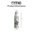 thumbnail image 3 of RTIC 20 oz Ceramic Lined Insulated Journey Water Bottle, Holiday, Christmas, Leak-Proof Lid, Apres Ski, 3 of 7