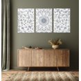 thumbnail image 5 of Modern Gray Chinoiserie Wood Plank Wall Art, 5 of 5