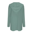 thumbnail image 6 of Jxximdong Fashion Coat for Women, Casual Lightweight Long Sleeve Pockets Fall Open Front Cardigan Jackets Trendy Work Shirts, Women's Coats Green, 6 of 6