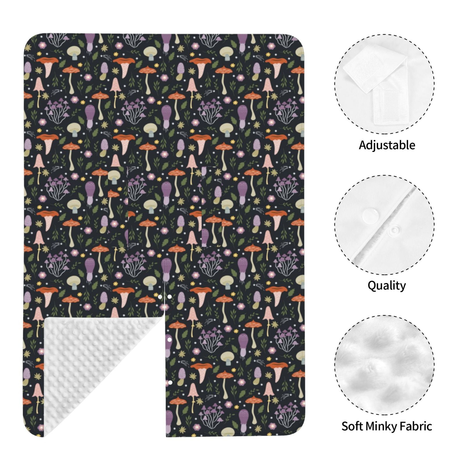 Car Seat Cover Baby - Mushroom print B Breathable Infant Car Seat Cover for Baby Carseat, Lightweight Comfort Baby Essentials Must Haves Newborn Stuff for Girl Boy
