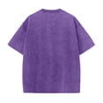 thumbnail image 6 of Lenago Plus Size Mens Tops Short Sleeve Clothes Crew Neck Summer Solid Color Casual Sports Washed Distressed Mens Shirts Loose T Shirts It's Suitable for Sports Fields Parties Shopping Daily Life Etc, 6 of 6