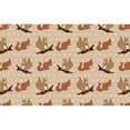 thumbnail image 7 of Naloa Cartoon Squirrel Canvas Backpack for Men Women Rucksack Casual Travel Daypack College Tote Satchel Bookbag for Teens-Medium, 7 of 7