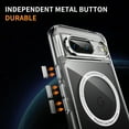 thumbnail image 5 of Magnetic for Google Pixel 8 Case, [Fit for MagSafe] [Never Yellowing] [Military Grade Rugged Durable Protection] Back Slim Clear Wireless Charging Shockproof Premium Phone Case,Clear, 5 of 7