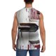 thumbnail image 4 of Fotbe Rustic Door Handle Closeup Men's Camiseta sin Mangas Estampada para Hombres, Playera Casual para Gimnasio, Entrenamiento, Playa-X-Large, 4 of 7